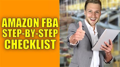 Amazon Fba Step By Step Checklist 2017 Amazon Fba Uk Youtube