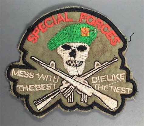 Vietnam War Us Army Special Forces Patch Vietnamese Made 3850737907