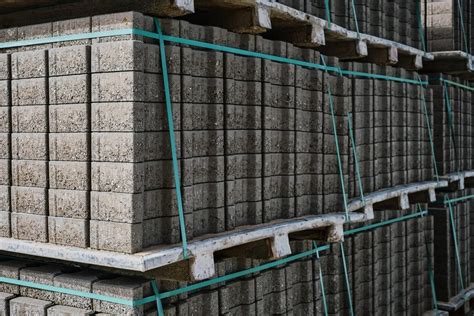 Cement Stock Bricks Trucker