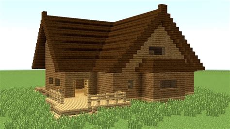Minecraft How To Easily Build A Small Wooden House Rakitaplikasicom
