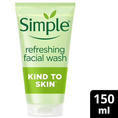 Simple Kind To Skin Refreshing Face Wash Gel 150ml Tesco Groceries