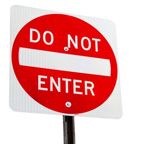Do Not Enter Sign Free Stock Photo Public Domain Pictures