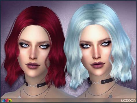 The Sims Resource Madison Hair By Anto Sims 4 Hairs