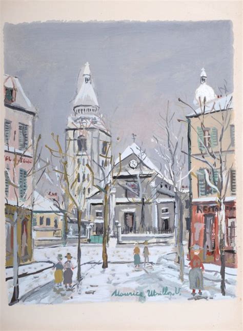 Maurice Utrillo 1883 1955 Leglise Saint Auction Online Catawiki