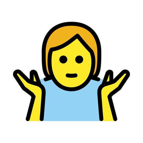 🤷 Person Shrugging Emoji ¯ツ¯ Emoji Shrug Emoji Shruggie Emoji