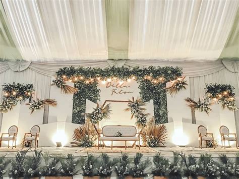 9 tempat resepsi pernikahan outdoor paling berkesan di jakarta 1. Asimetric Decoration di 2020 | Pernikahan, Tempat ...