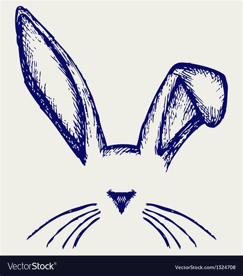 Easter Bunny Ears Royalty Free Vector Image Vectorstock