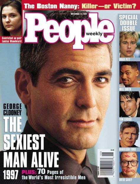 George Clooney People Magazine Sexiest Man Alive 1997 People Magazine Covers People Magazine