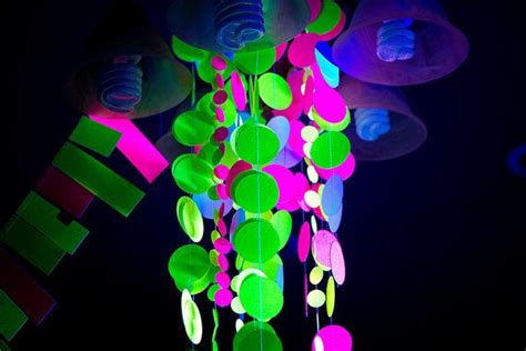 Glow In The Dark Party Banners And Streamers By Sweetlemonsdesign