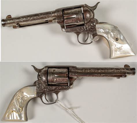 Factory Engraved Colt 45 Single Action Army