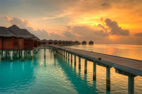 Sunset Maldives Sonnenuntergänge Untergang