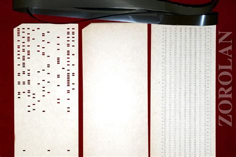 Set Of Soviet Punch Cards Ibm 80 Column Magnetic Tape Orwo Gdr 9