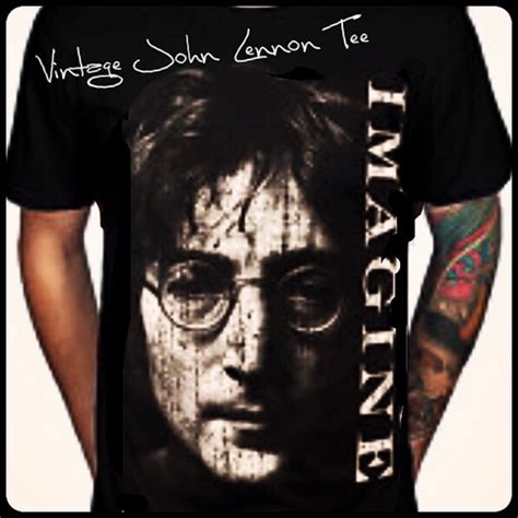 Tops Vintage John Lennon Imagine Tee Graphic Tshirt Poshmark