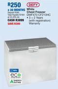 Defy 195l White Chest Freezer Dmf470 Cf210hc Offer At OK Furniture