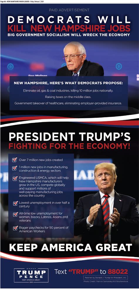 2020 Presidential Campaign Print Ads From The Pre Primary And Primary