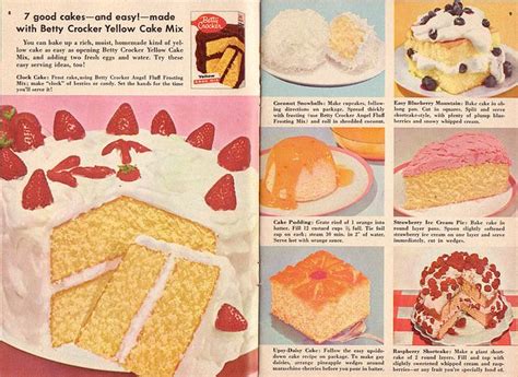 Mix cake mix, water, butter and eggs in large bowl with mixer on medium speed or beat vigorously by hand 2 minutes. 20 Best images about Vintage Recipes & Cookbooks on ...