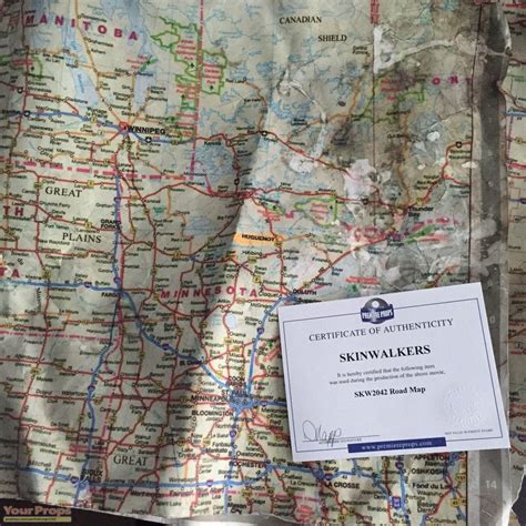 Skinwalkers Map used in Skinwalkers original movie prop