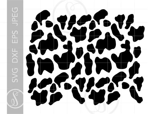 Cow Pattern svg Cow Print svg Cow Spots Animal Skin Print digital file