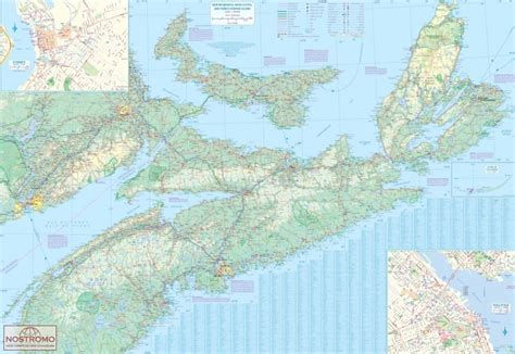 Provinces Maritimes Du Canada Carte Touristique Itmb Nostromoweb