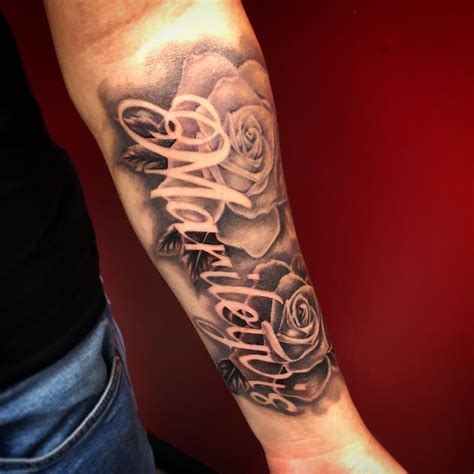 Forearm Tattoo Lettering