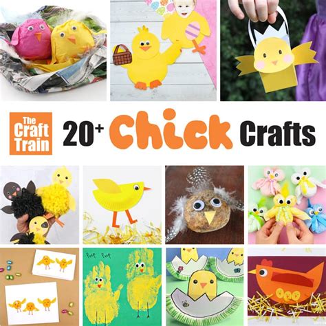 Chick Crafts For Kids The Craft Train