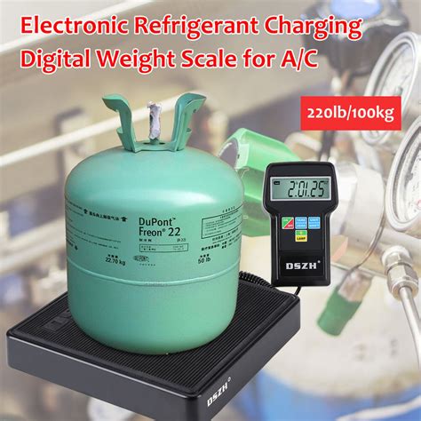 Electronic Refrigerant Charging Scale 100kg Digital Ac Refrigerant