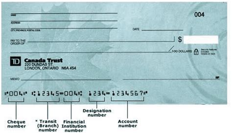 How To Read A Td Cheque Account Number How To Link My Td Ameritrade