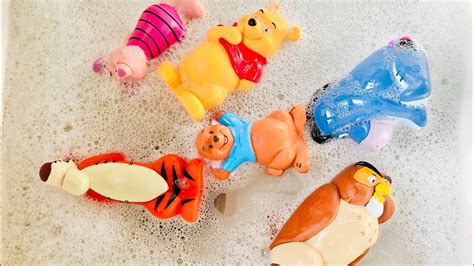 Winnie The Pooh Disney Toys Water Bubble Bath And Boat Ride Youtube