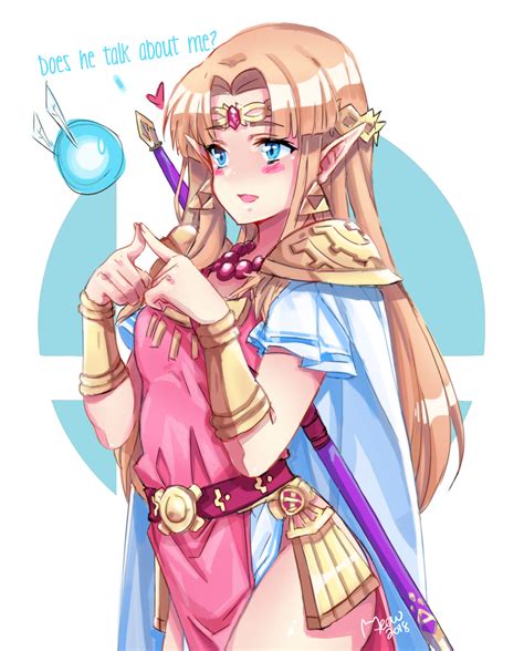 Princess Zelda And Navi The Legend Of Zelda And 3 More Drawn By