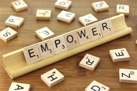 Empower Free Of Charge Creative Commons Wooden Tile Image