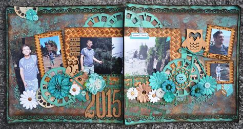 Scrapbooking Montage Double Double Page Layout 2 Page Layout Montage