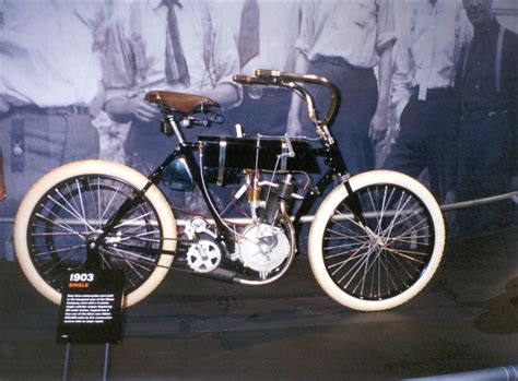 The First Harley Davidson Motorcycle Of 1903 Harley Davidson Harley