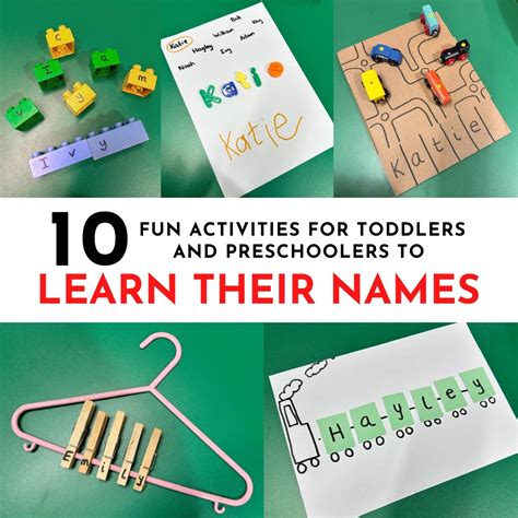 10 Easy Hands On Name Recognition Activities For Children Happy Tot