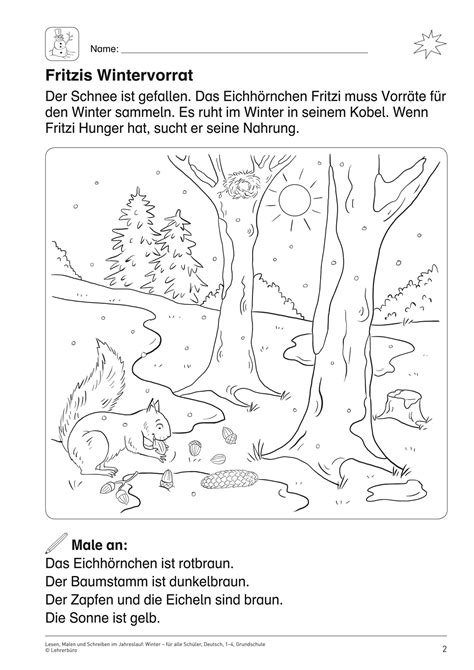Kostenloses quiz zum thema tiere im winter. Arbeitsblätter · Grundschule · Lehrerbüro
