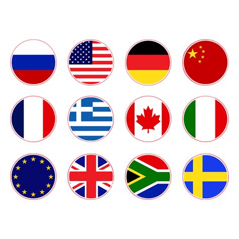 Download icons in all formats or edit them for your. Russia, USA, Germany, China, France, Canada, Italy ...