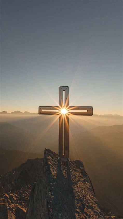 Christian Live Jesus Cross On Top Of The Mountain Jesus Cross Cross