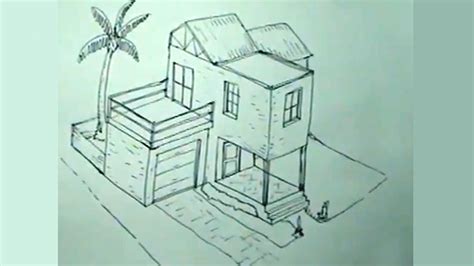 Cómo Dibujar Una Casa Paso A Paso 14 How To Draw An Easy House Youtube