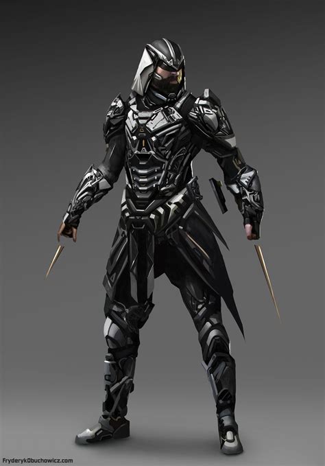 Space Assassin Futuristic Armour Armor Concept Futuristic Armor