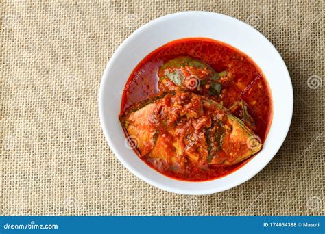Malaysian Dish Asam Pedas Stock Photo Image Of Lunch 174054388