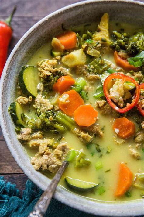 immunity boosting ground turkey soup with turmeric and ginger the roasted root