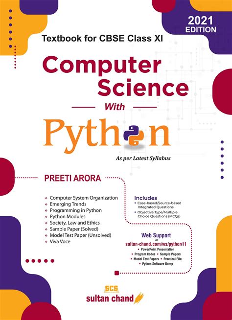Computer Science With Python Textbook For Cbse Class 11 2021 2022