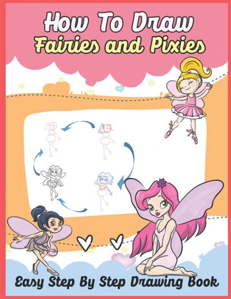 How To Draw Fairies And Pixies Learn To Draw Cute Fairy With Step By