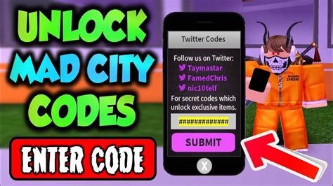 3 New Codes In Mad City Roblox Youtube