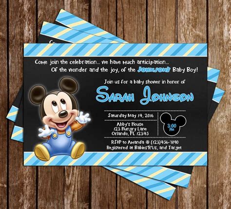 Free printable minnie mouse 1st invitation talli mickey mouse pertaining to size 1280 x 853. Novel Concept Designs - Baby Mickey Mouse - Baby Boy ...