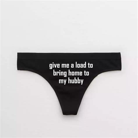 Give Me A Load For Hubby Cuckold Thong Cuck Husband Mistress Etsy
