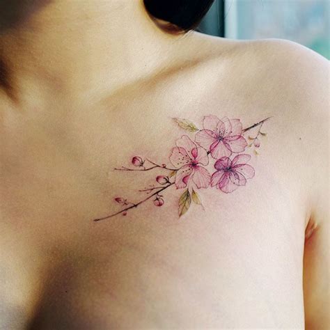 Tender Selection Of Cherry Blossom Tattoo For Your Inspiration Blossom Tattoo Cherry Blossom