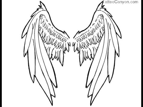 Realistic Angel Wings Drawing At Getdrawings Free Download