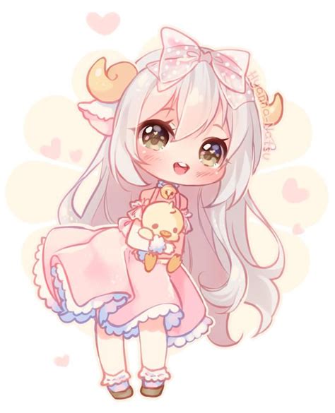 Video Commission Fluffy Hug By Hyanna Natsu Chibi Anime Kawaii