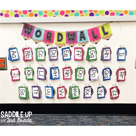 Interactive Word Walls For Your Classroom Saddle Up For 2nd Grade