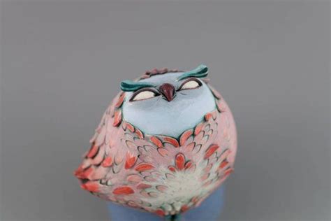 Ceramic Sculpture Ceramic Figurine Owl Sculpture Owl | Etsy | Ceramic figurines, Ceramic ...